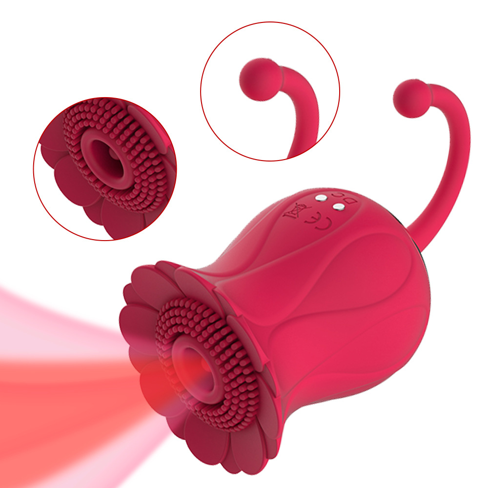 Rose Sex Toy Sucking Vibrator