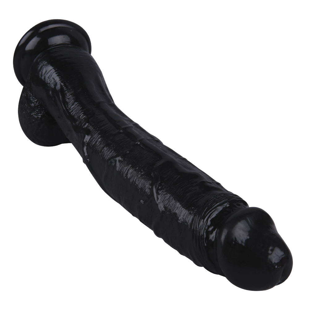 Crystal Jelly Vibrators Black Dildo Sex Toys
