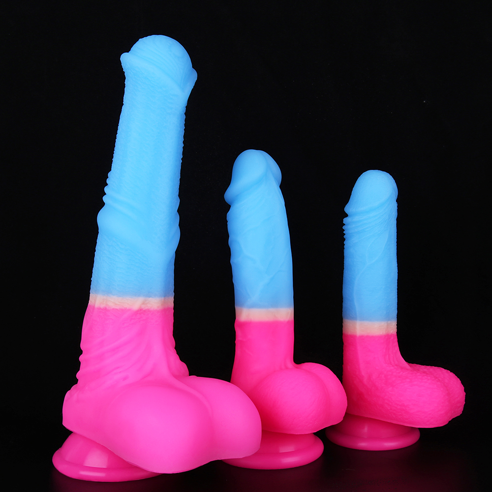 Colorful Crystal Suction Cup Dildo