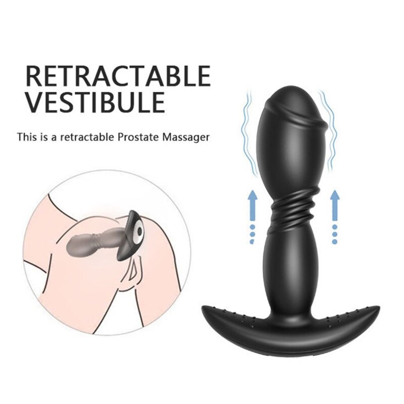 Remote Control Prostate Massager Anal Vibrator