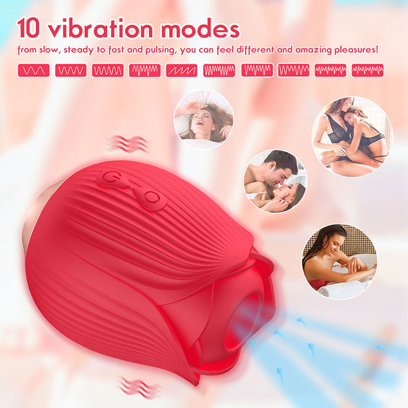 Rose Clit Sucker Vibrators for Women