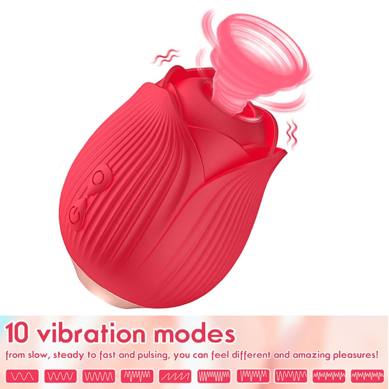 Rose Clit Sucker Vibrators for Women