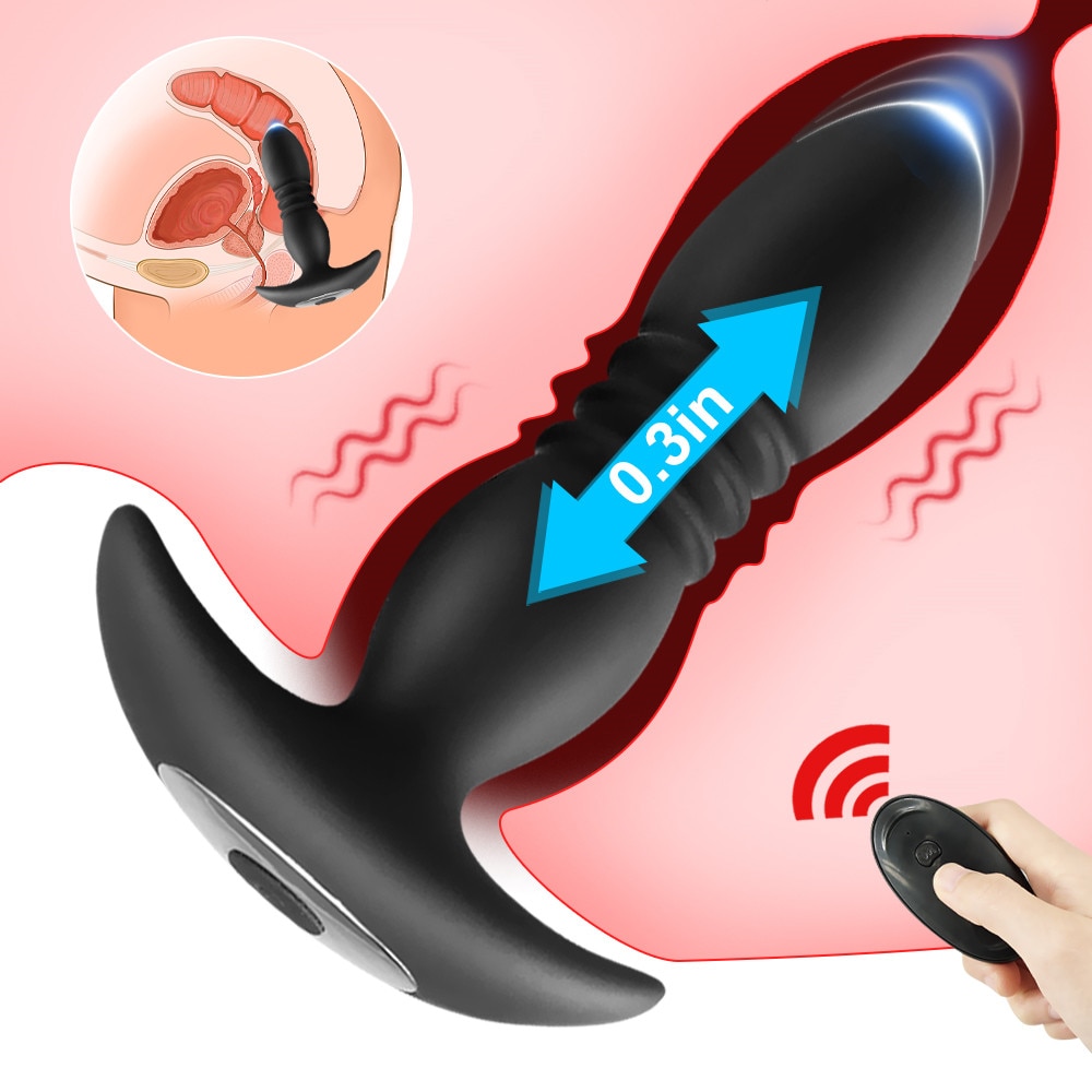 Vibrator Anal Plug Men Male Prostate Massager