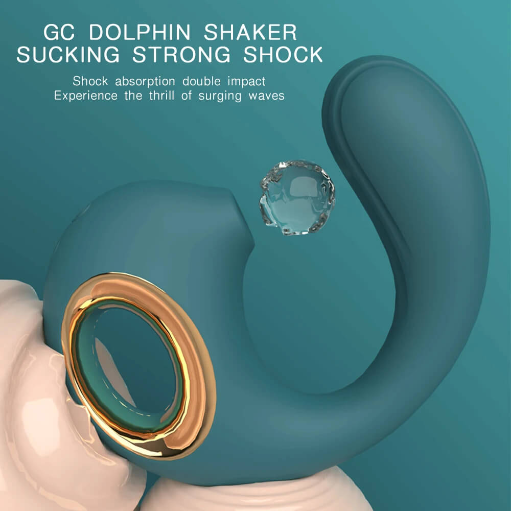 Dolphin g -point tide clitoris sucking vibration stick