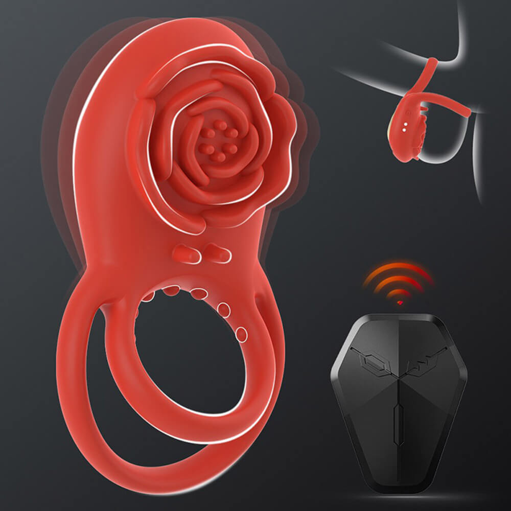 Magnetic charging rose lock essence loop masturbation